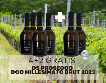 4+2 gratis Prosecco Millesimato 2023 von De Stefani