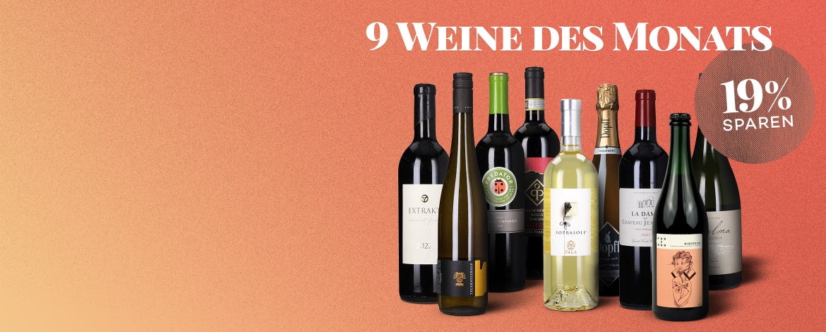 Neujahrs Stimmung mit unseren 9Weinen des Monats!