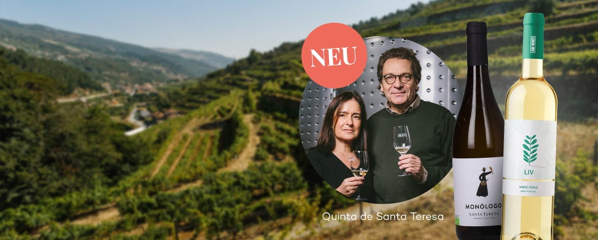 20% auf neue Weißweine aus Vinho Verde/Portugal