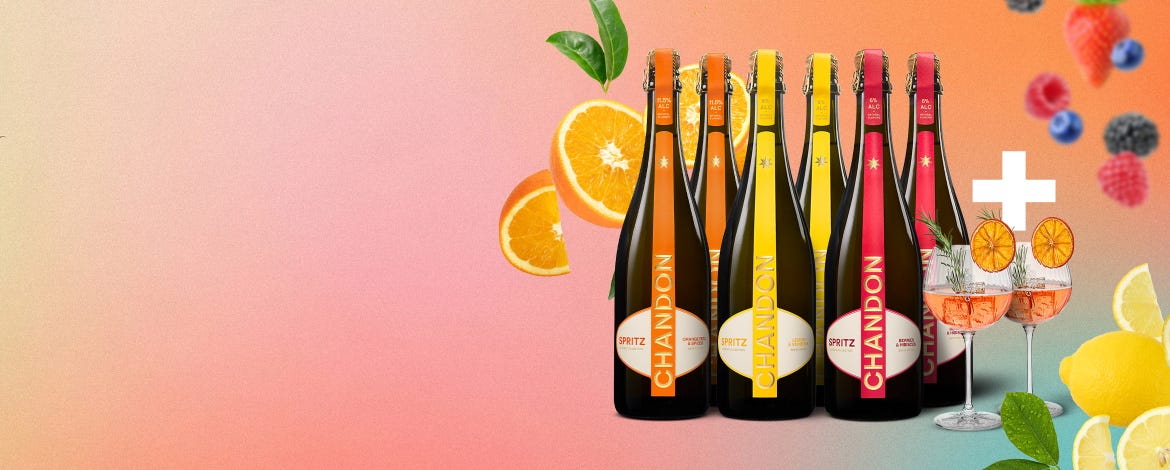 NEU - CHANDON SPRITZ + 2 Gratis Gläser