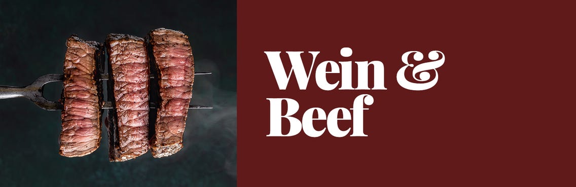 Wein passend zu Gerichten / Rind