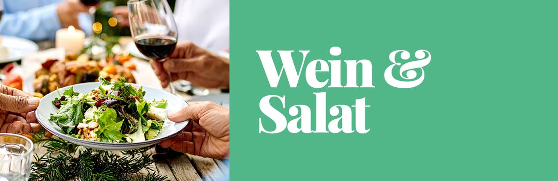 Wein passend zu Gerichten / Salate