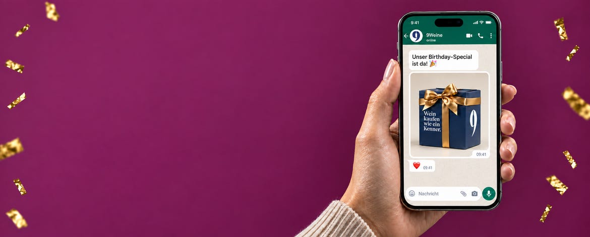 WhatsApp anmelden und profitieren!