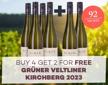 4+2 Bottles FREE Organic Grüner Veltliner Kirchberg 2023