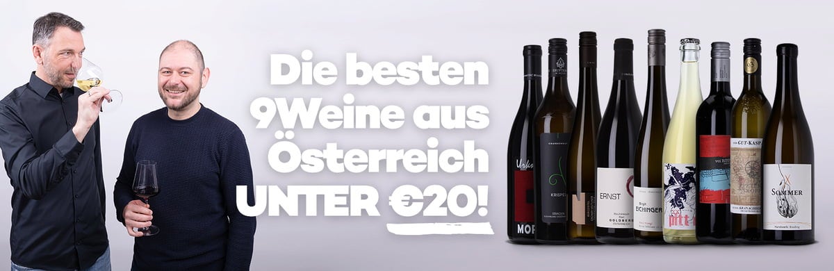 Bestseller / Die TOP 9Weine aus Österreich unter 20Euro