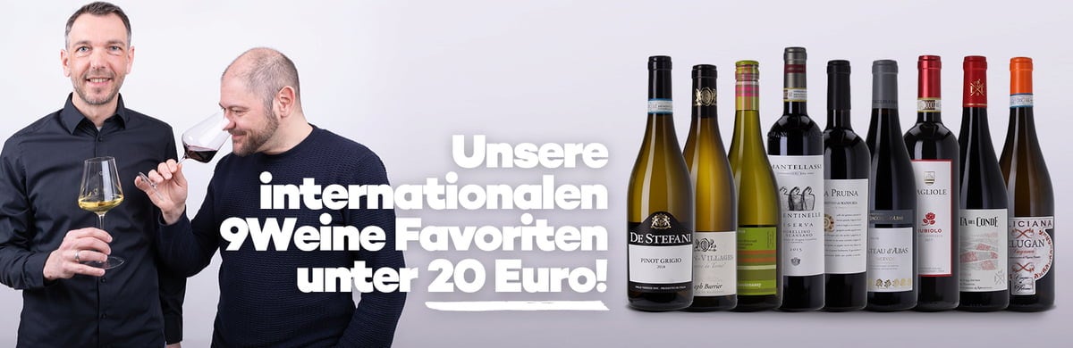 Bestseller / Internationale TOP 9Weine unter 20Euro