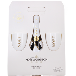 Moët & Chandon Ice Impérial + 2 White Glasses Pack - 0,75 l