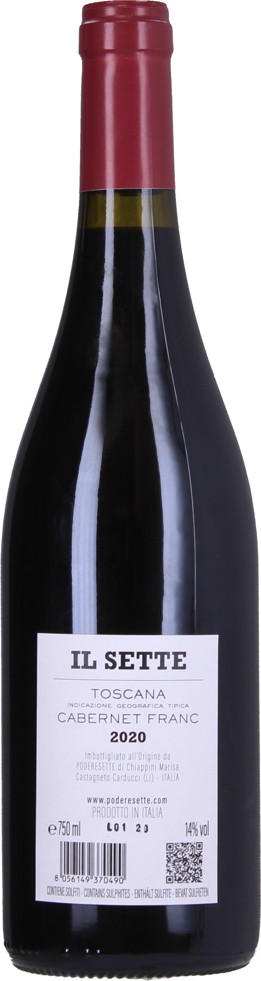 Podere 7 Sette IL SETTE Toscana Cabernet Franc IGT 2020
