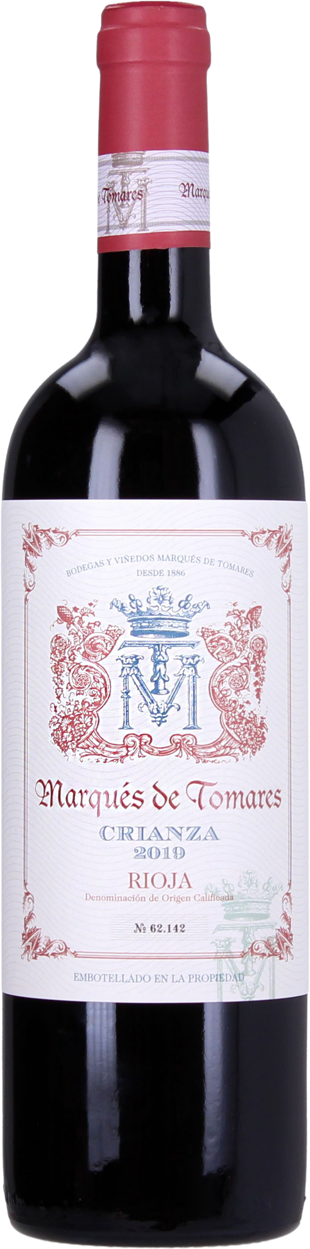 Marques de Tomares S.L. Rioja Crianza DOCa 2019 , 0.75 l