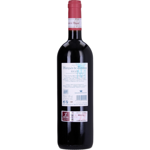 Marques de Tomares S.L. Rioja Reserva DOCa 2016 - 0,75 L