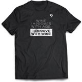 9wines Accessori T-Shirt Wine Improves