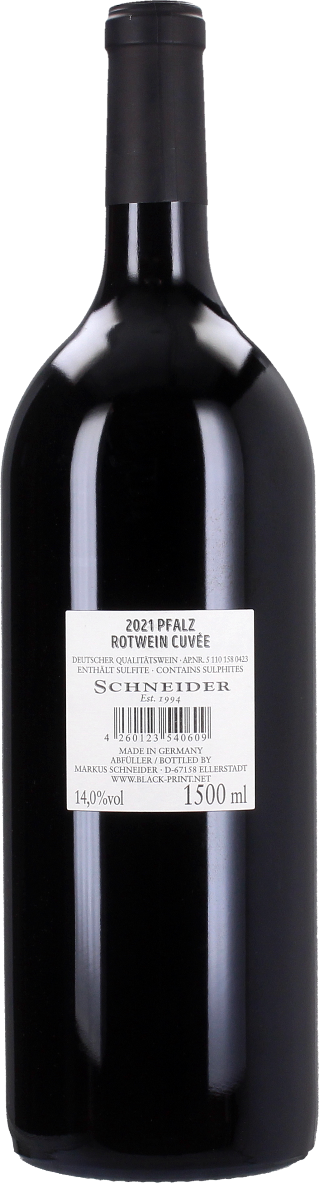 Weingut Markus Schneider Black Print Magnum 2021 - 1,50 l