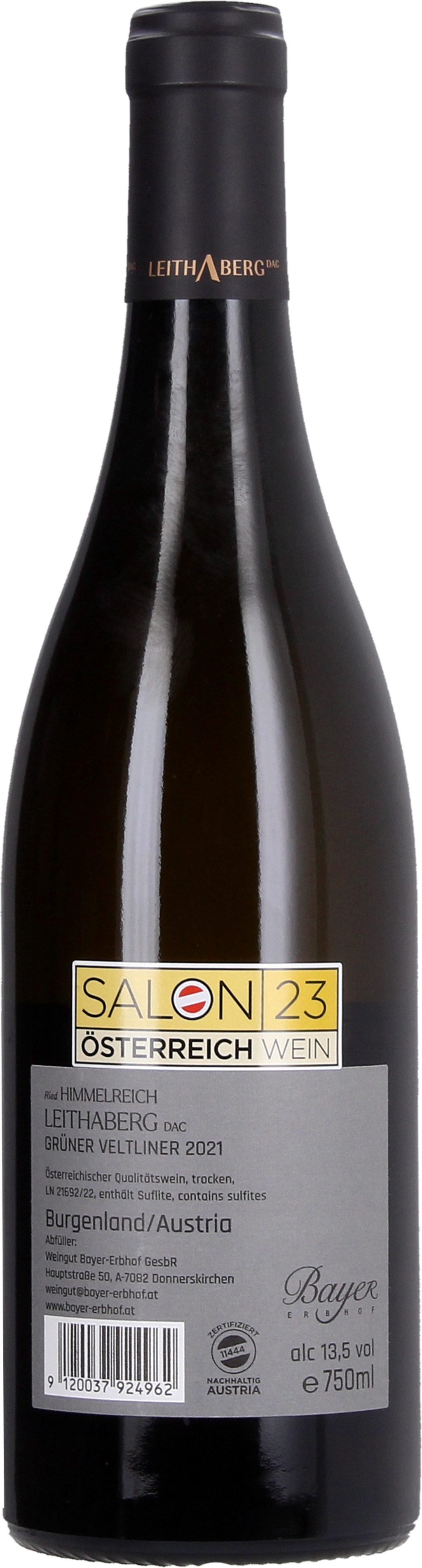 Himmelreich Grüner Veltliner Leithaberg DAC 2021 - 0,75 L