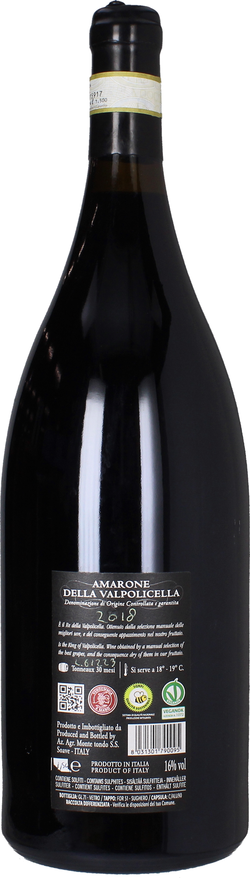 Amarone della Valpolicella DOCG 2018 Magnum - 1,50 L