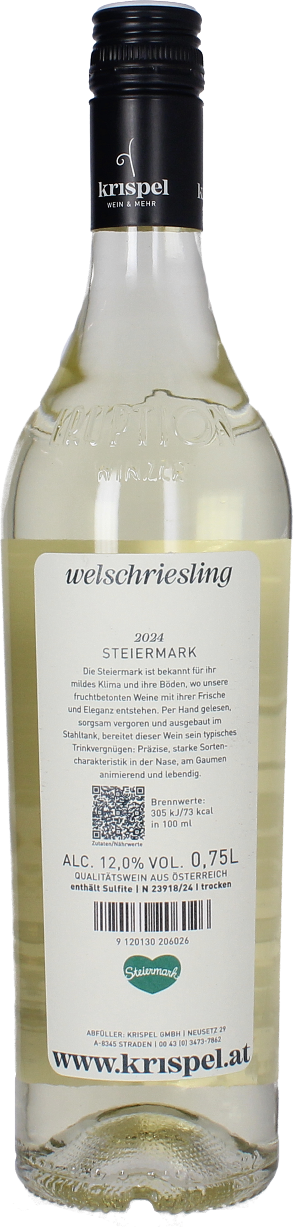 Genussgut Krispel Welschriesling 2024 - 0,75 l
