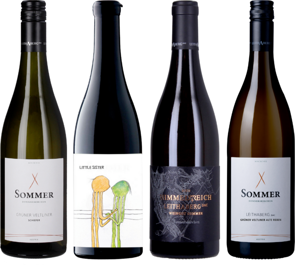 4er Set: Grüner Veltliner Vielfalt vom Leithaberg