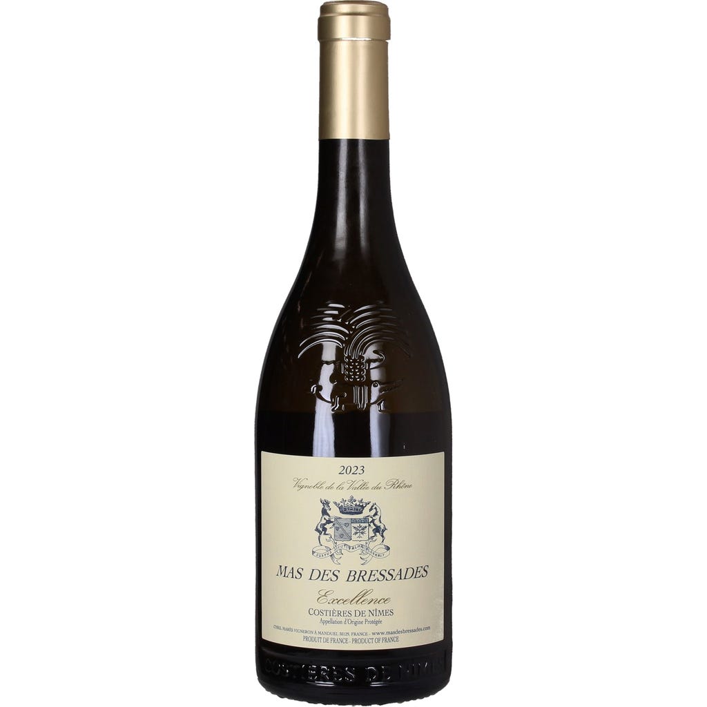 Mas des Bressades Cuvée Excellence Blanc 2023 AOP Costières-de