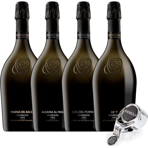 Andreola Einzellagen Prosecco Valdobbiadene DOCG Set