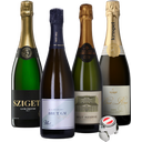 Neun Weine Set Prickelndes Sekt Set aus Österreich + gratis Verschluss