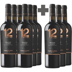 Varvaglione 6+3 Gratis Primitivo 12 e Mezzo 2024