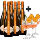 6x Chandon Argentina Spritz Orange + 4 Gratis Gläser