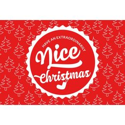 9Weine "Nice Christmas!" Grußkarte