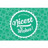 9Weine "Nicest Wishes" Grußkarte