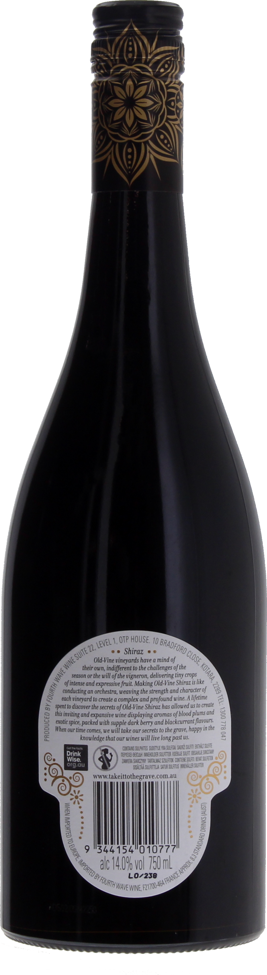 Shiraz Take it to the Grave 2022 - 0,75 L