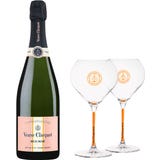 Veuve Clicquot Rich Ros&eacute; On Ice + 2 Grais glasses