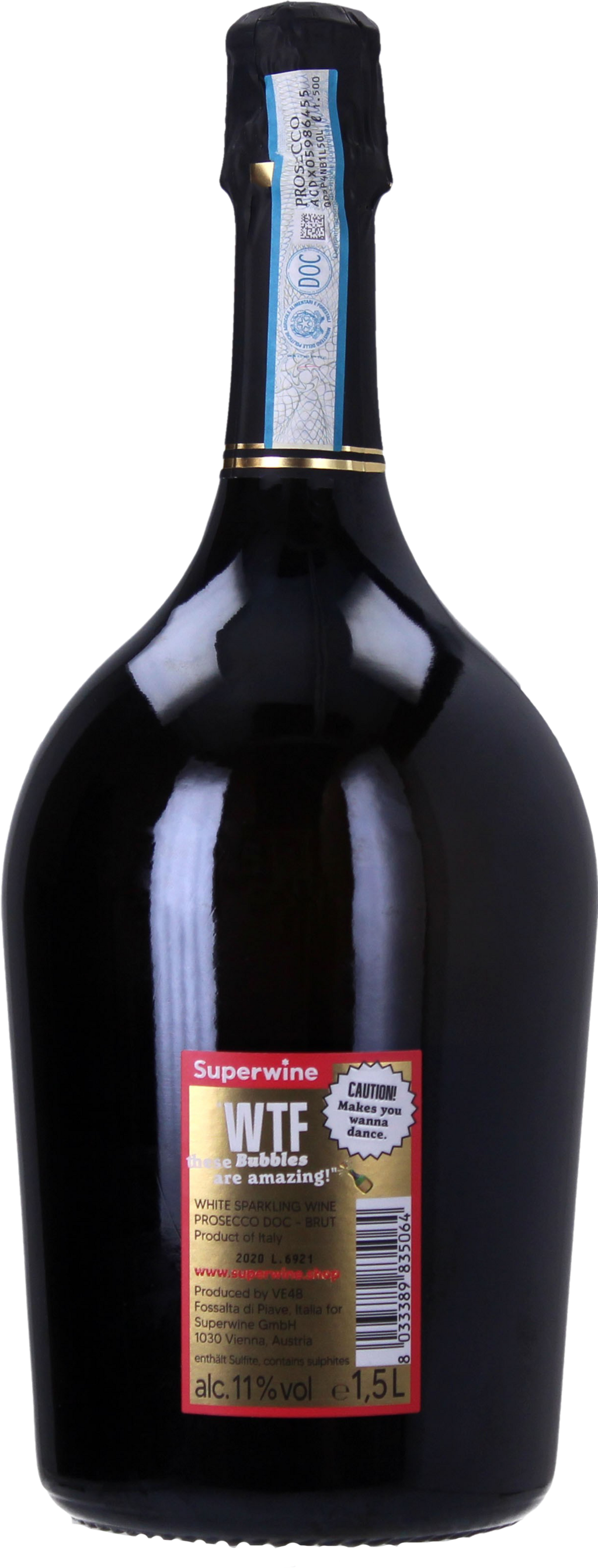 Superwine - easy to drink WTF Bubbles Prosecco DOC - Magnum - 1,50 L