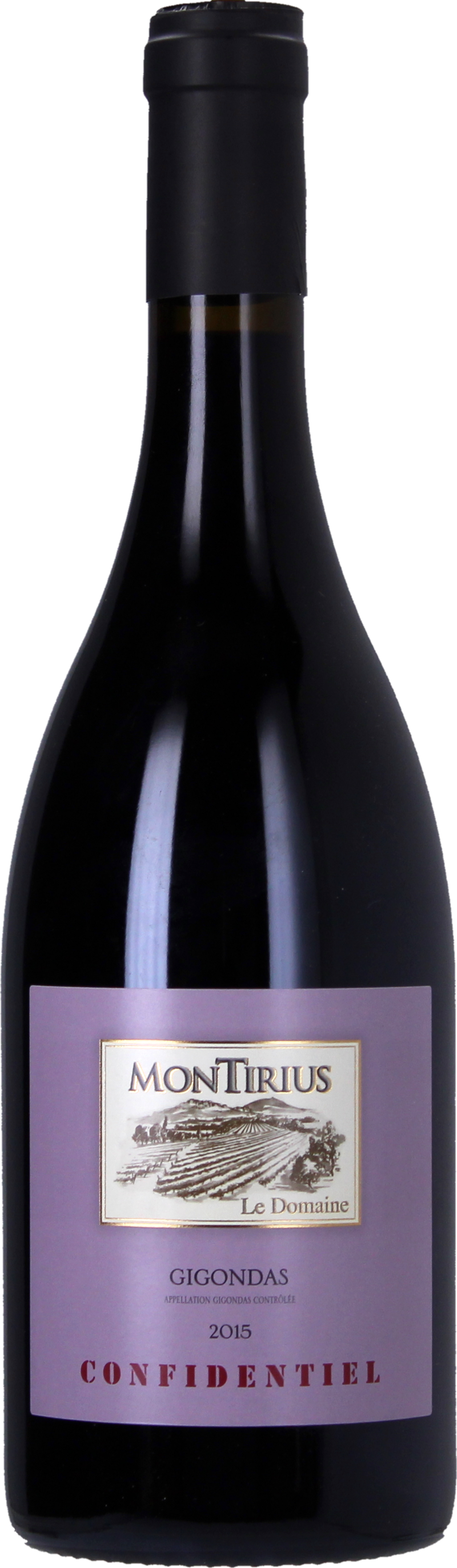 Montirius Vignoble Bio-Dynamique Confidentiel Gigondas AOP 2015 Bio