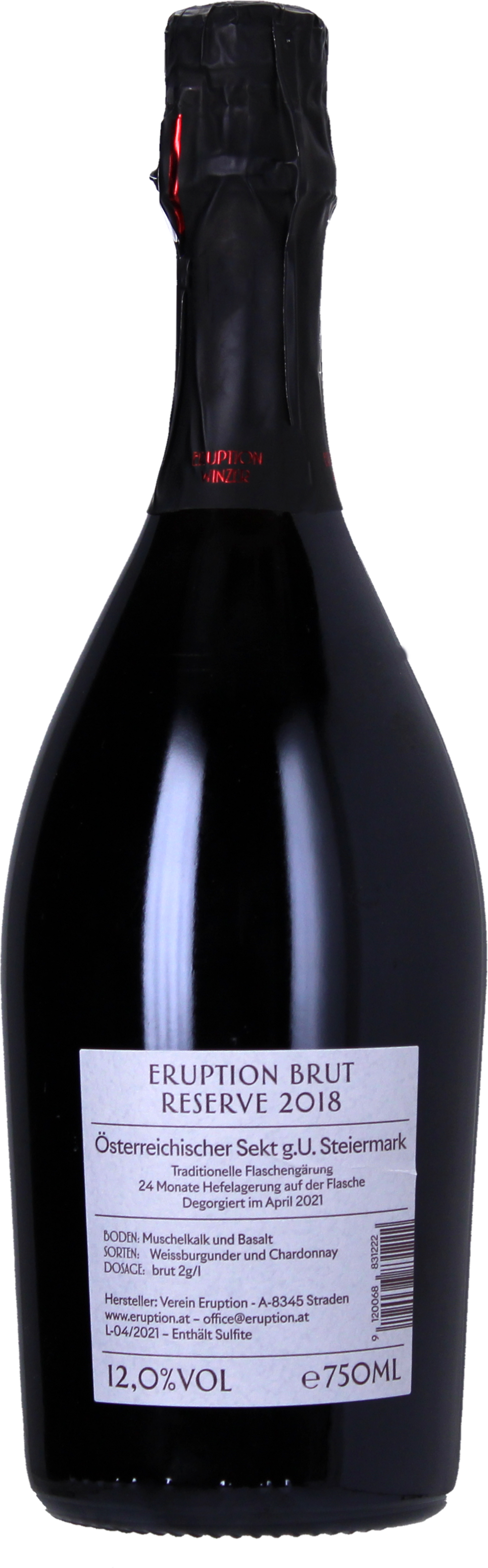 Genussgut Krispel Eruptions Brut Große Reserve 2018 - 0,75 L