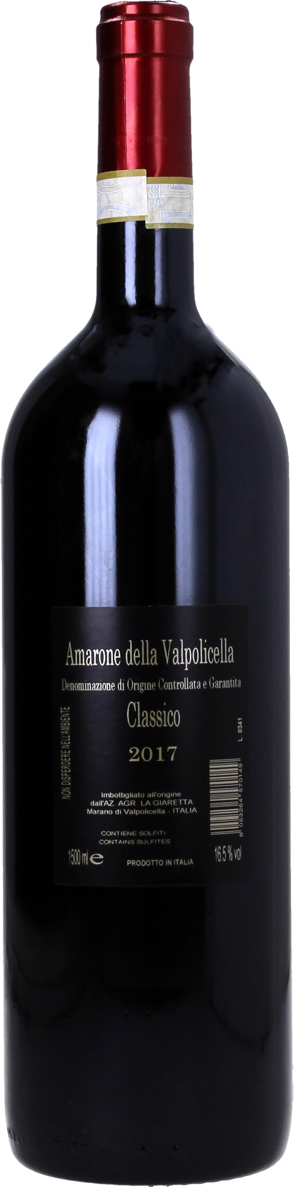 Azienda Agricola La Giaretta Amarone D.O.C.G Classico 2020 Magnum - 1,50 l