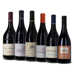 Wunderbare Côtes du Rhone Rotwein Probierpaket - 6x 0,75 l